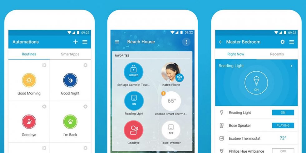 what is samsung smartthings app